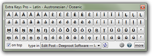 Extra Keys screenshot Extra Keys screenshot