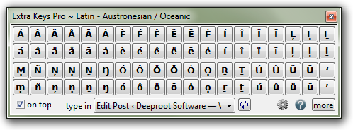Extra Keys Pro - Austronesian
